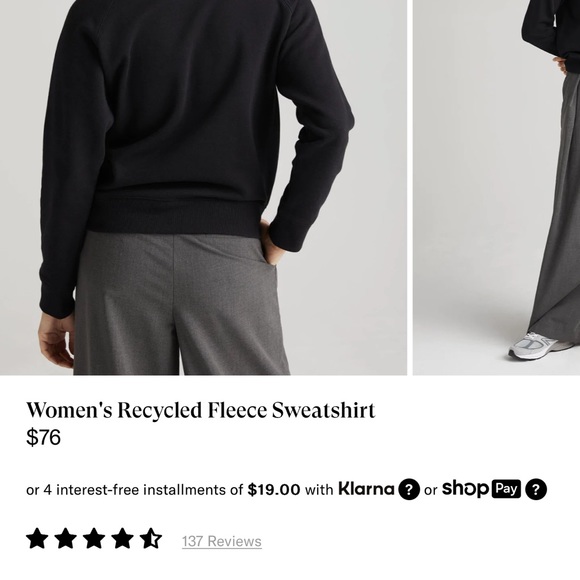 NWT Richer Poorer Crewneck - Picture 3 of 6